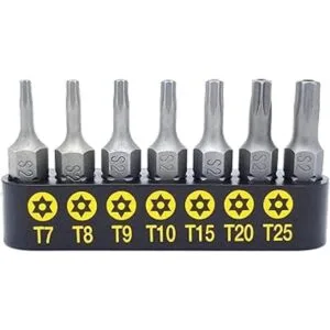 Juegos de brocas de seguridad de punta de estrella Torx_2