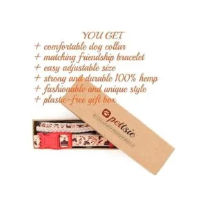 Pettsie collar de perro a juego y pulsera de amistad para_6