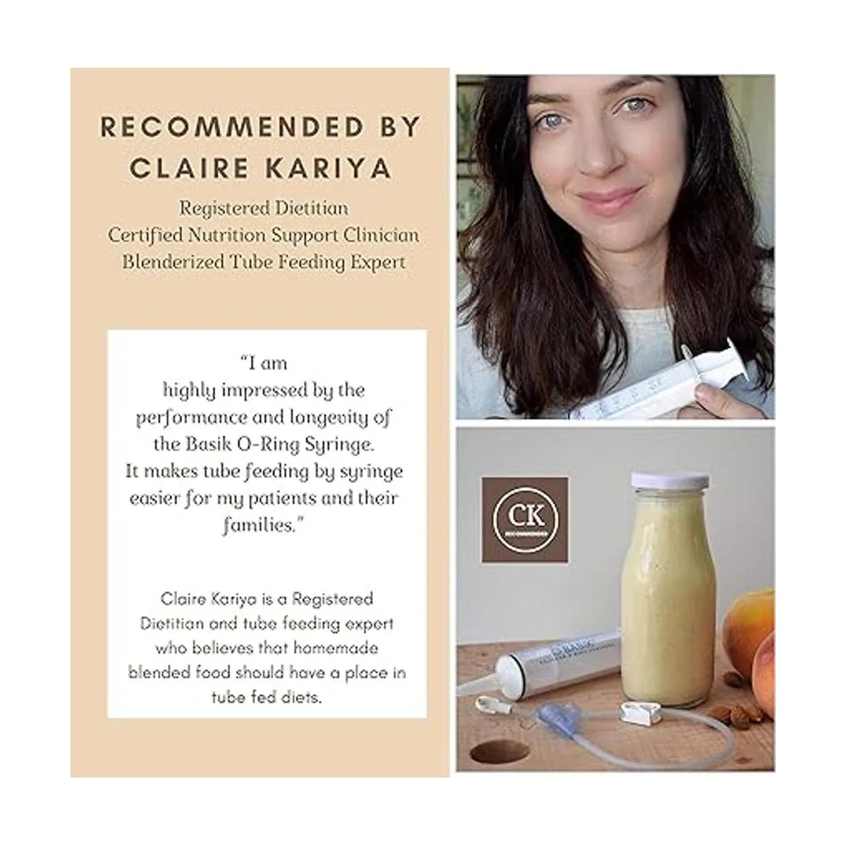 BASIK Jeringa de alimentación enteral de 2.0 fl oz con_7