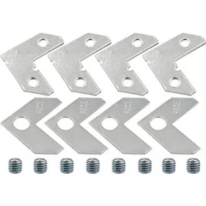 LBY Metal marco de fotos esquina junta fotos paquete de_6