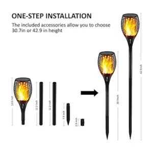 Gold Armour Luces solares para exteriores luces solares_2