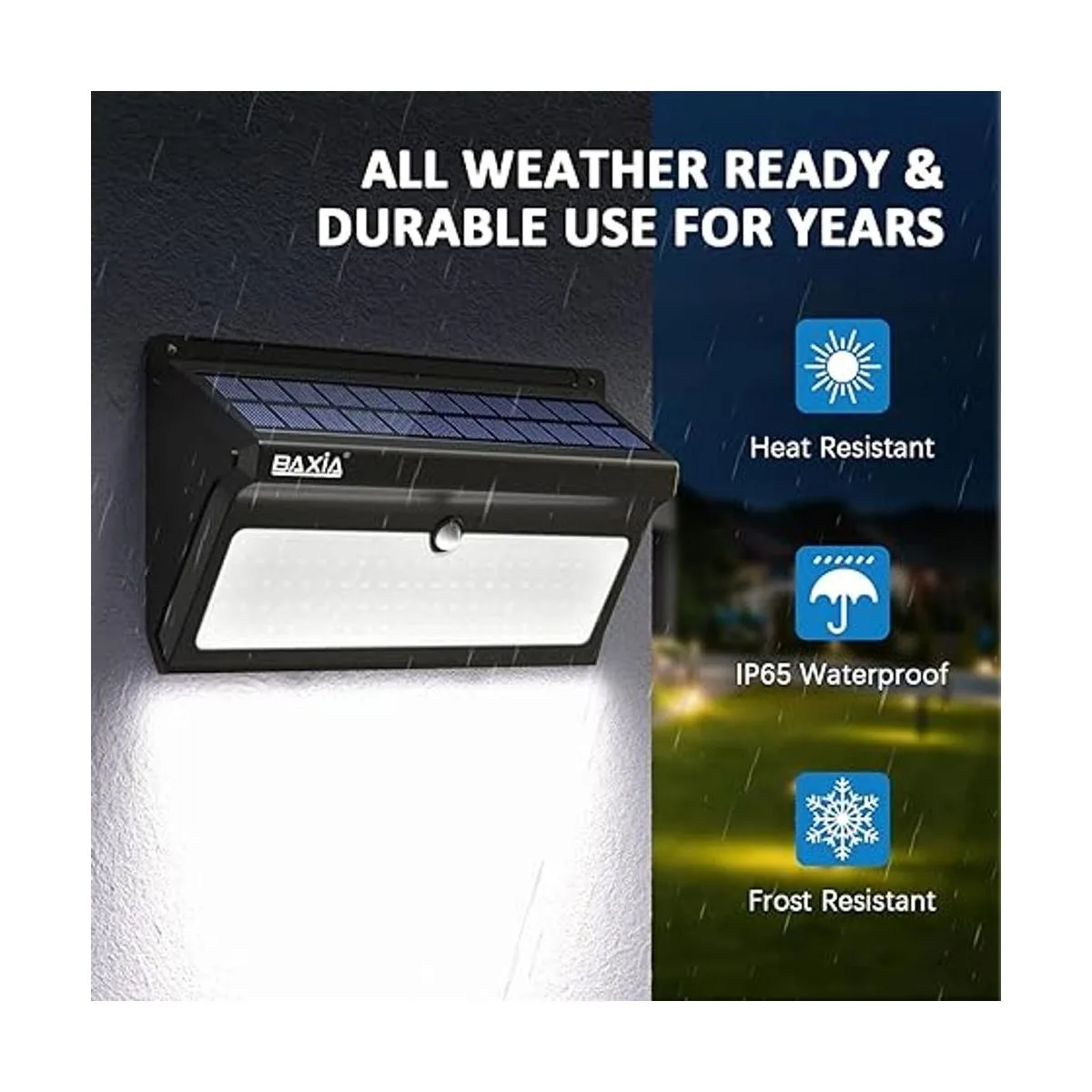 BAXIA TECHNOLOGY Luces solares para exteriores_5