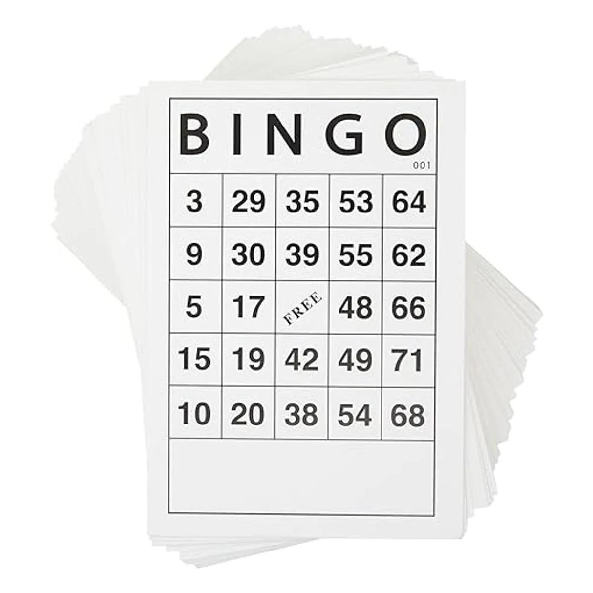 Tarjetas de juego de bingo clásicas para niños y adultos_5