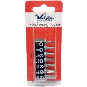 Juegos de brocas de seguridad de punta de estrella Torx_4