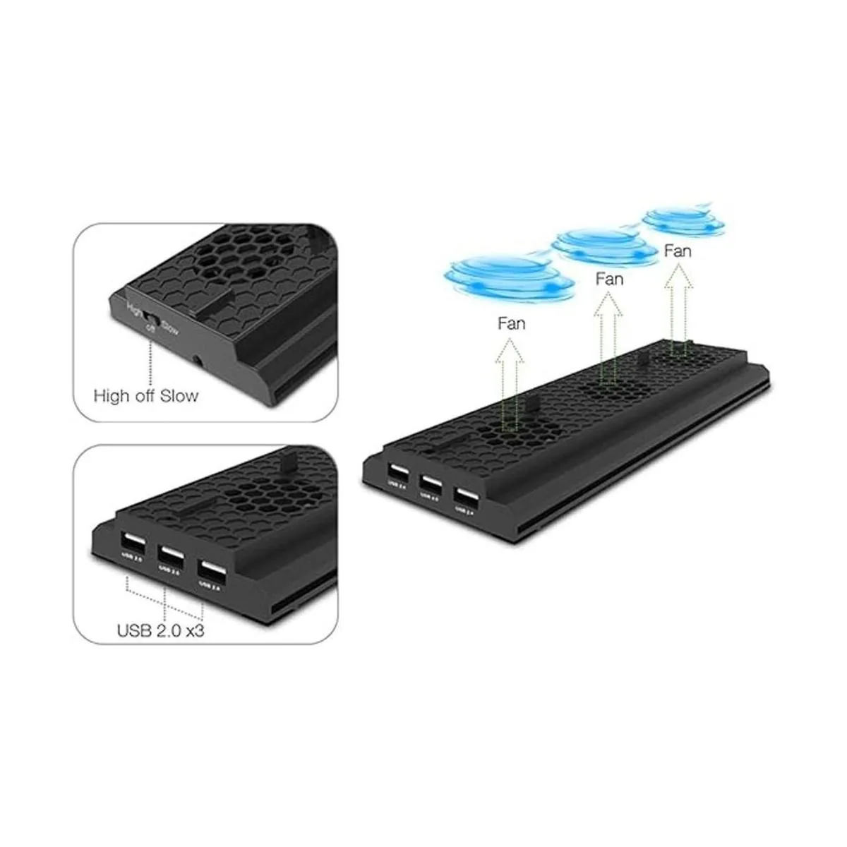 FASTSNAIL Soporte de refrigeración vertical compatible con_2