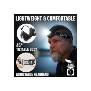 Foxelli Linterna frontal LED recargable Linterna frontal_3