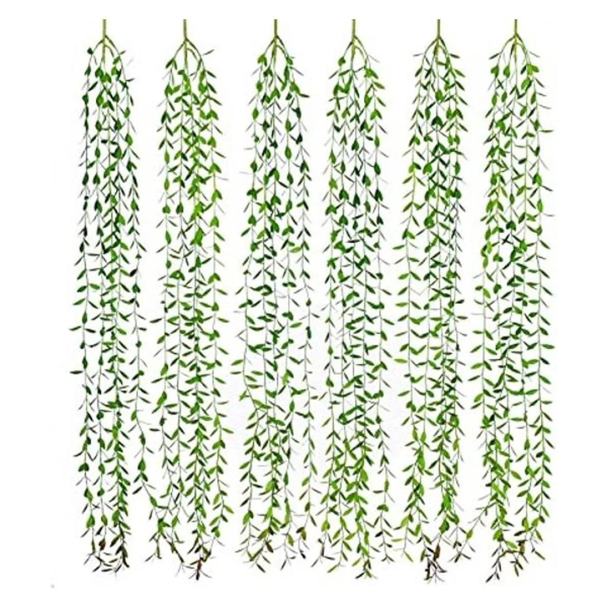 Lvydec Guirnalda de hojas de sauce artificiales con 30_1