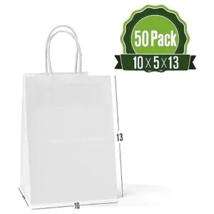 Bolsas de regalo de papel kraft de 10 x 5 x 13 pulgadas_2