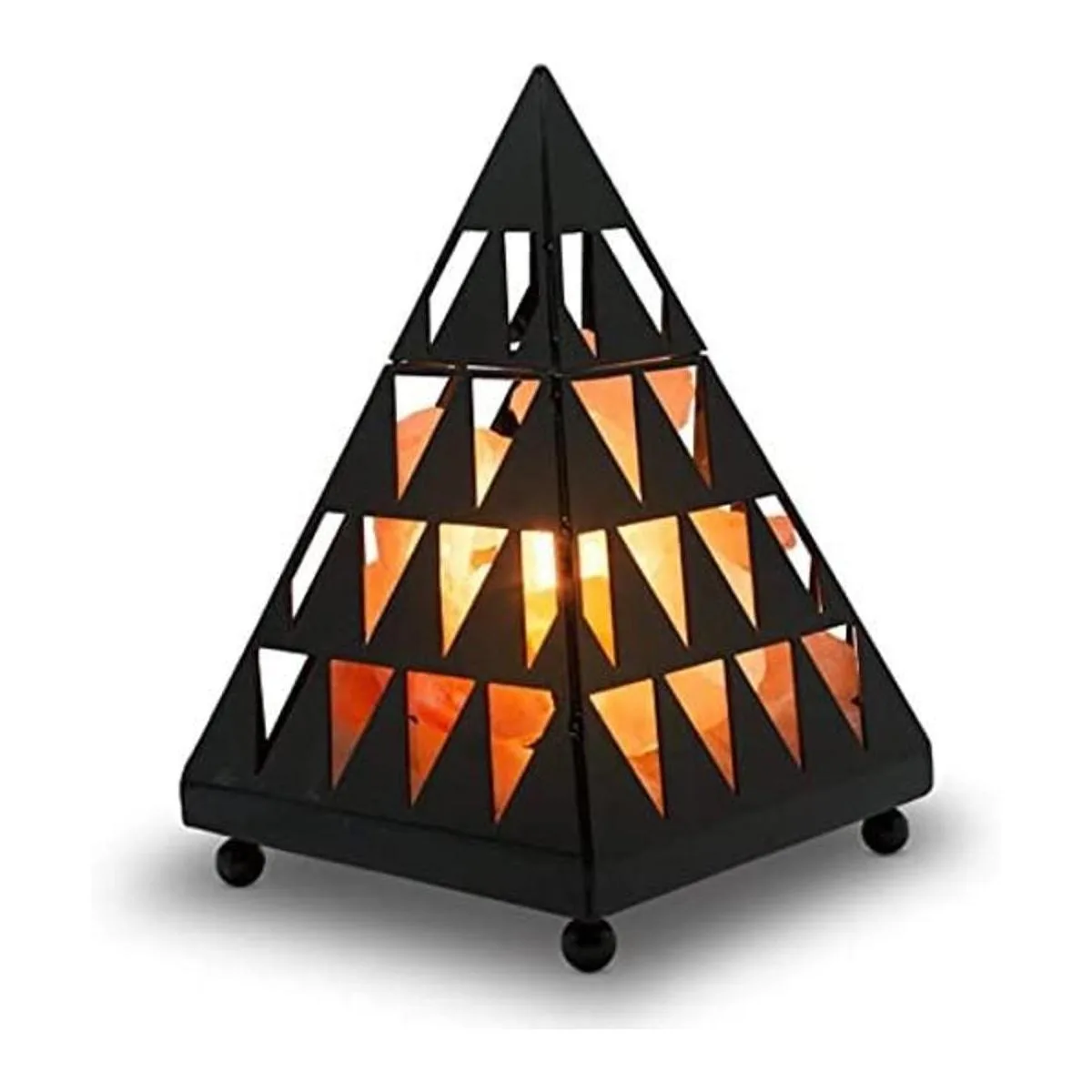 Himalayan Glow Luz nocturna de cristal estilo pirámide_1