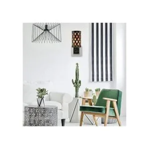 Himalayan Glow Lámpara de pared de sal natural con trozos_6