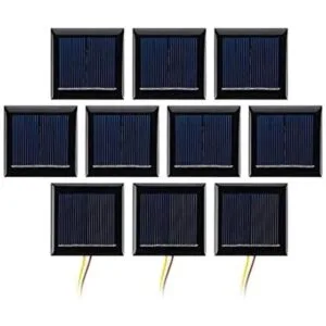 Aoshike 10 unidades de 2 V 130 mA micro paneles solares_1