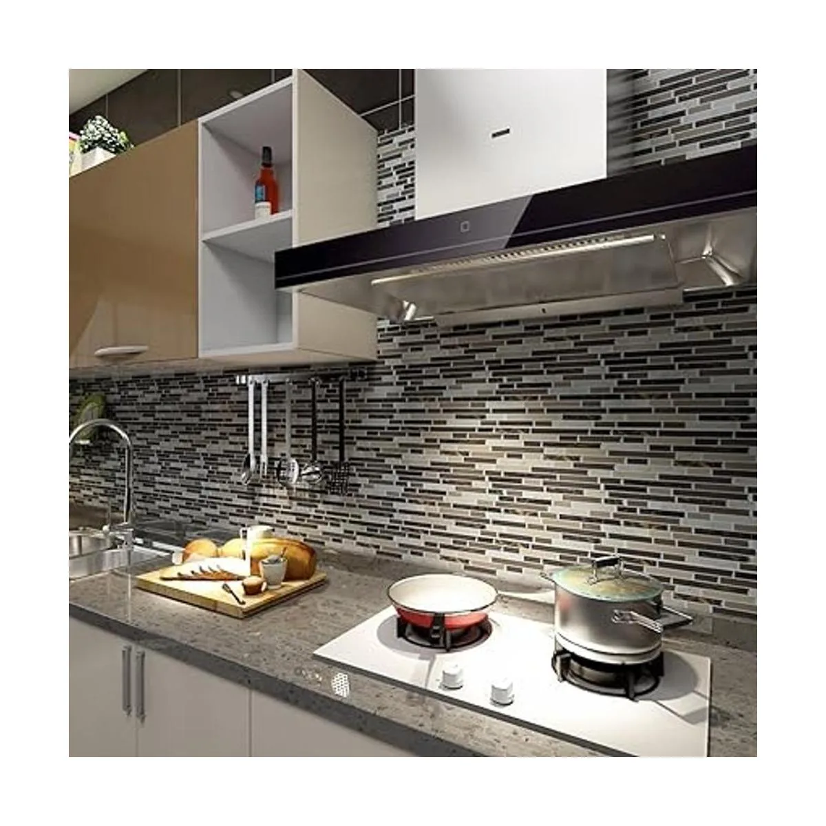 Art3d Azulejo autoadhesivo de pared 11.8 x 11.8_2