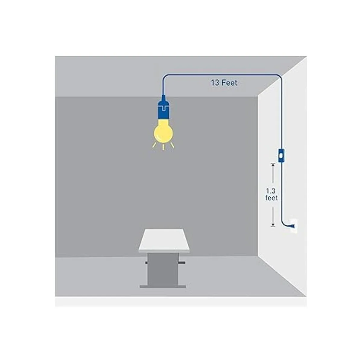 Cable Matters Paquete de 2 cables de luz colgante con_4