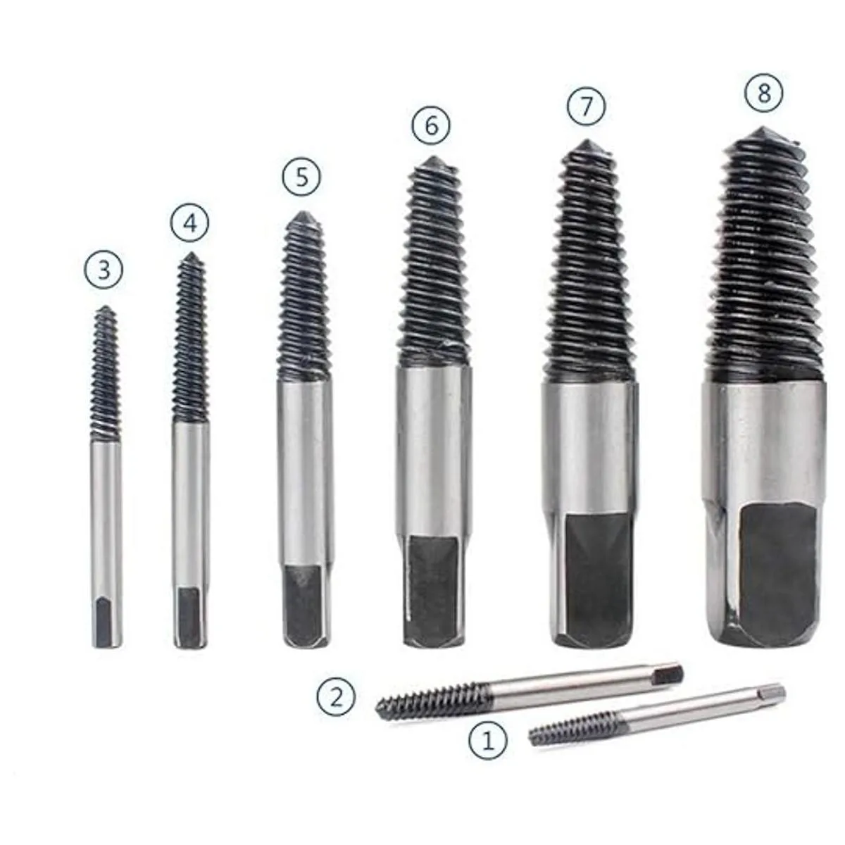 PANOVOS 8 piezas Juego de extractor de tornillos de_2