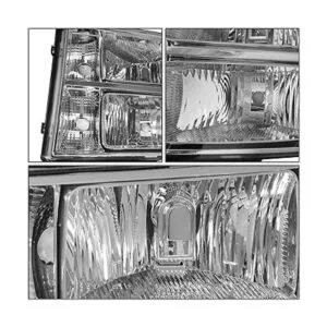 DNA Motoring HLOHGMCSIE07CHCL1 Faros de repuesto cromados_3