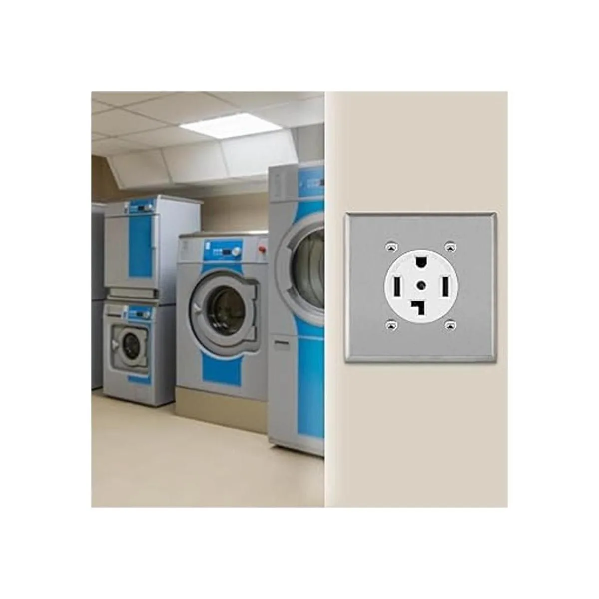 Enerlites Toma de corriente para secadora 30 A NEMA_7