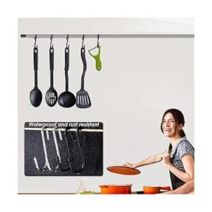 Ganchos de acero inoxidable en forma de S para colgar en_3