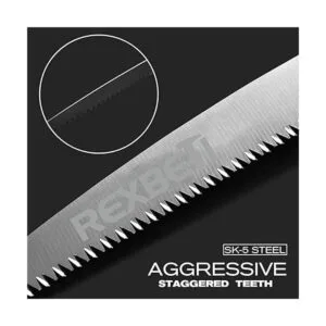 REXBETI Sierra de mano de hoja extra larga de 11 pulgadas_5