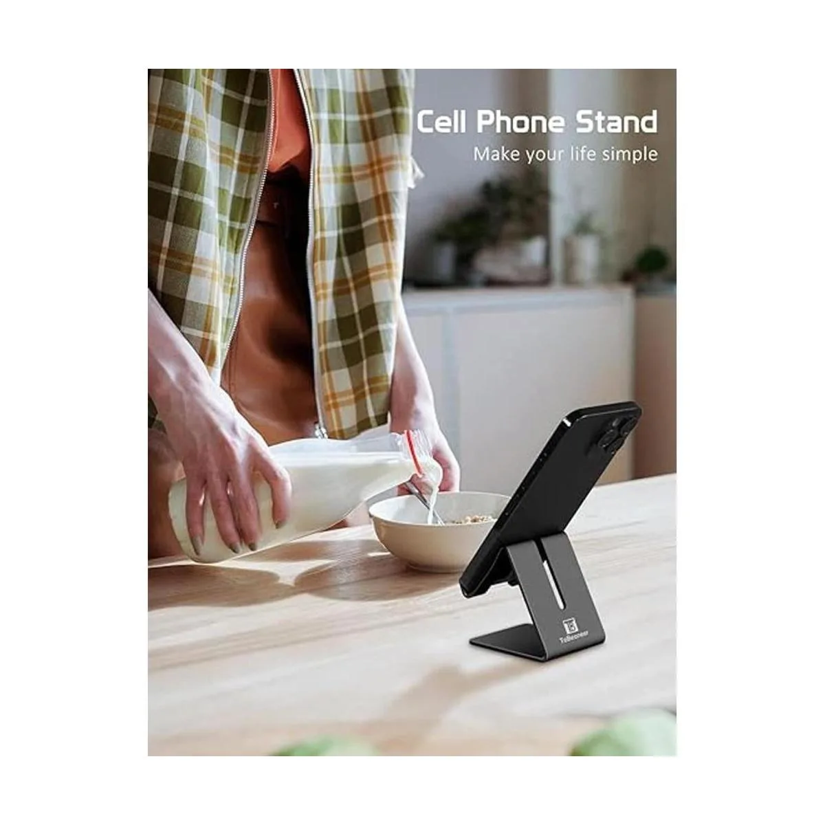 ToBeoneer Soporte de aluminio para teléfono celular_2