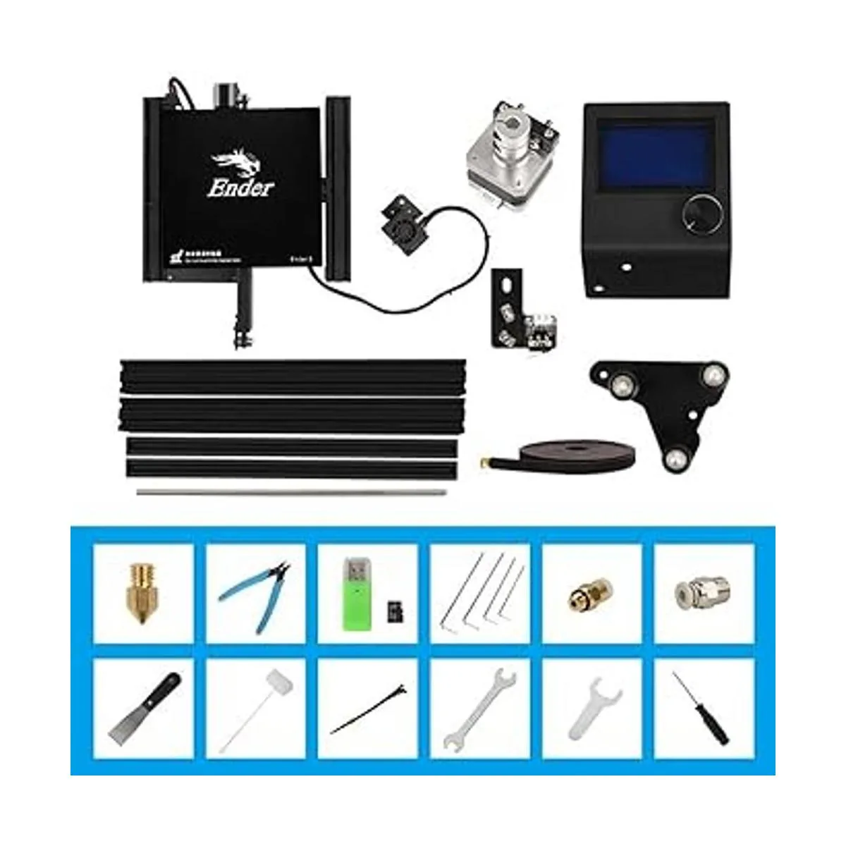 ComgrowCreality Ender 3 Impresora 3D de aluminio con_3