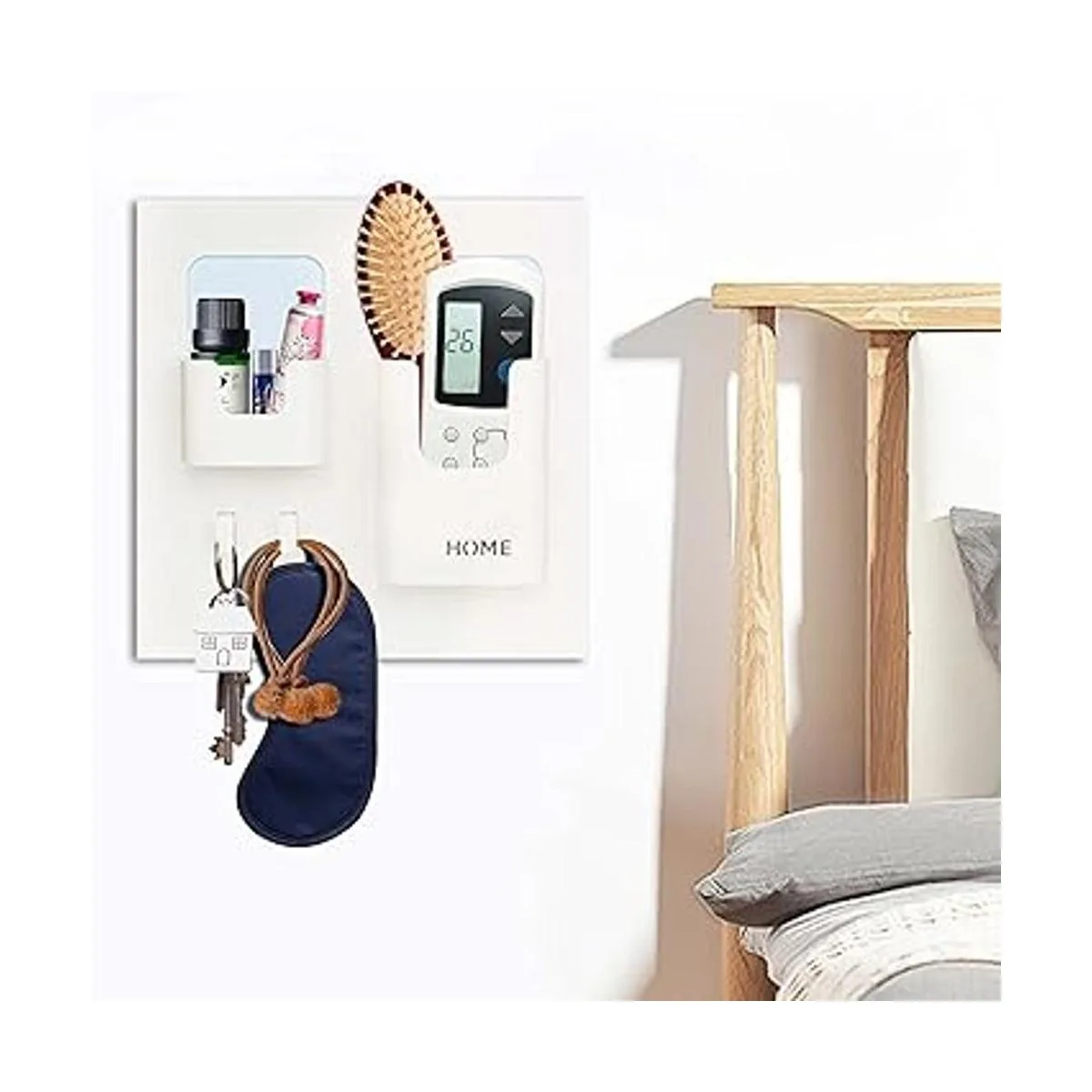 Organizador de accesorios para mesita de noche montaje en_2