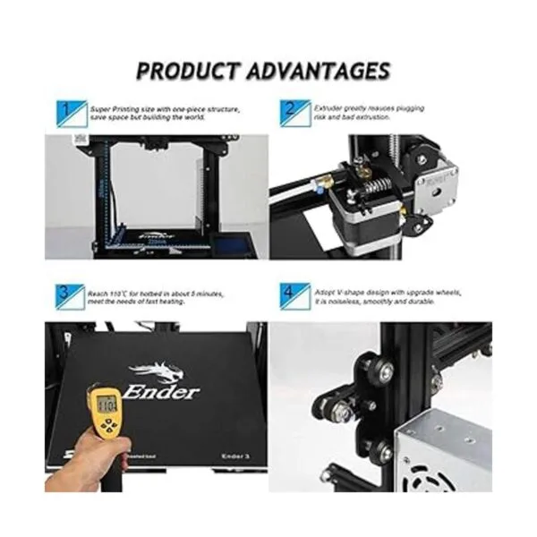 ComgrowCreality Ender 3 Impresora 3D de aluminio con_4