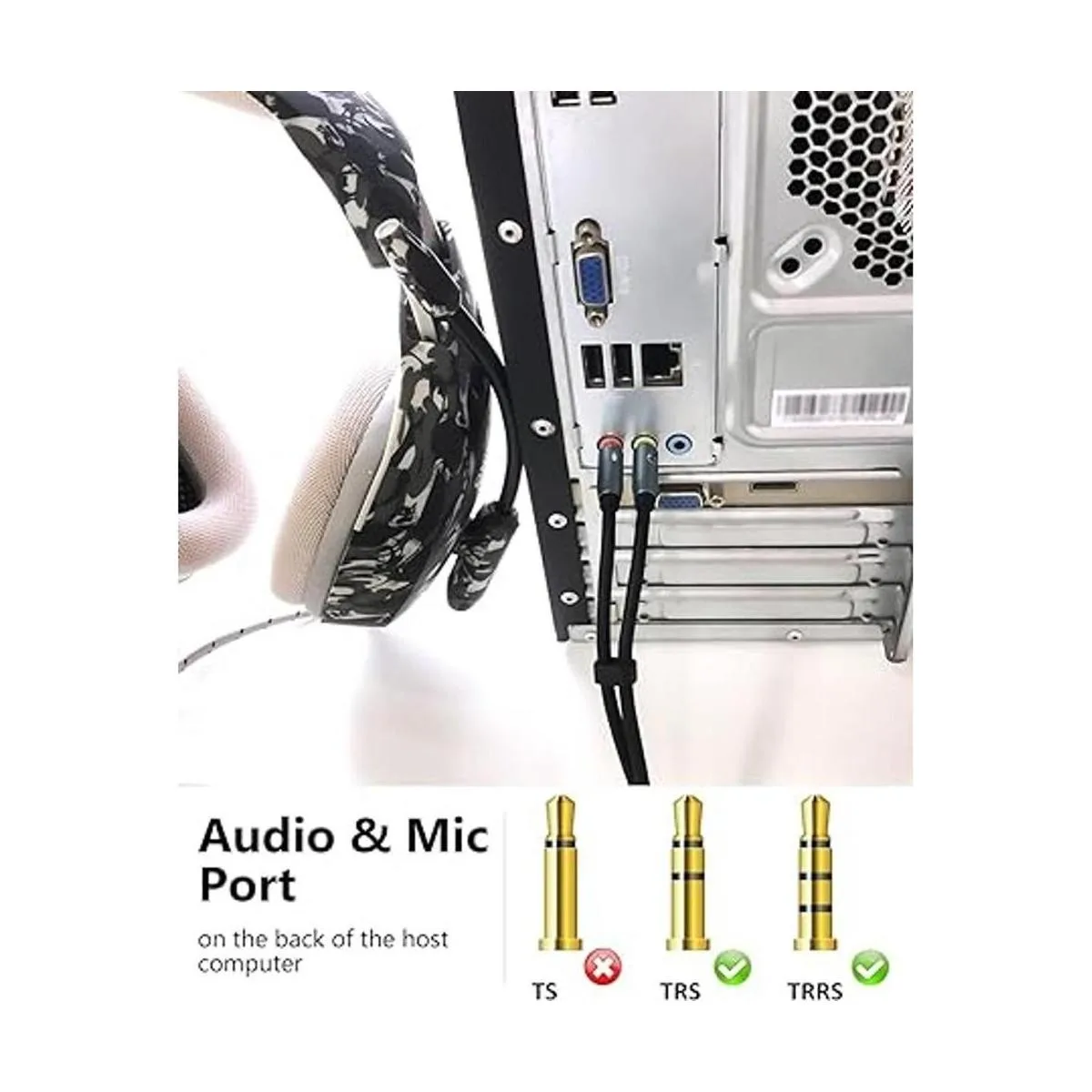 MillSO Divisor de auriculares CTIA para computadora_3