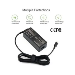 Chromebook Charger Laptop 45W USB tipo C AC Adapter para_2