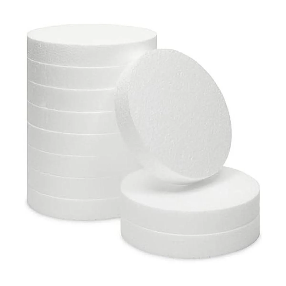 Paquete de 12 círculos de espuma para manualidades discos_1