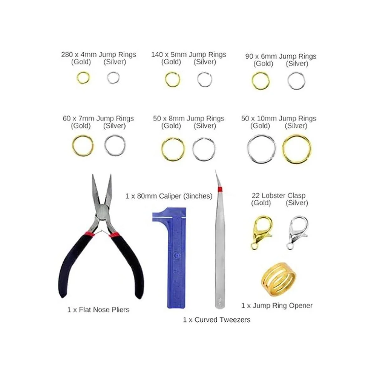 BIGTEDDY 1388 piezas de anillos de salto abierto y_2