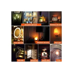 LiteHistory Bombillas nocturnas E12 de 15 W de 150 lm de_7