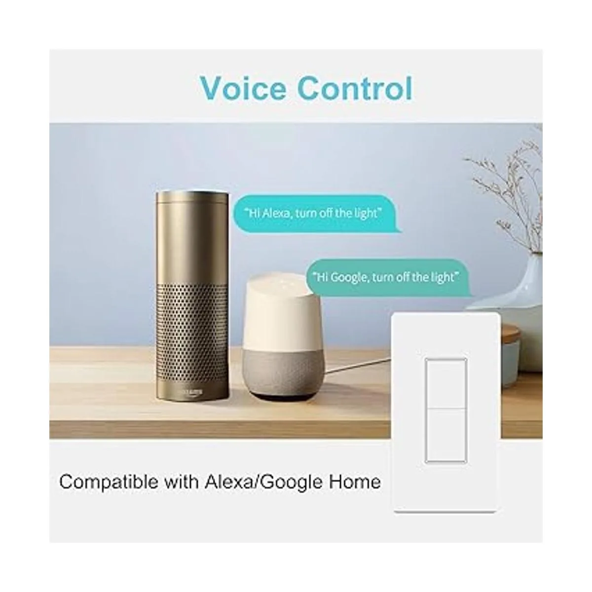 Interruptor de luz inteligente botón de doble interruptor_5