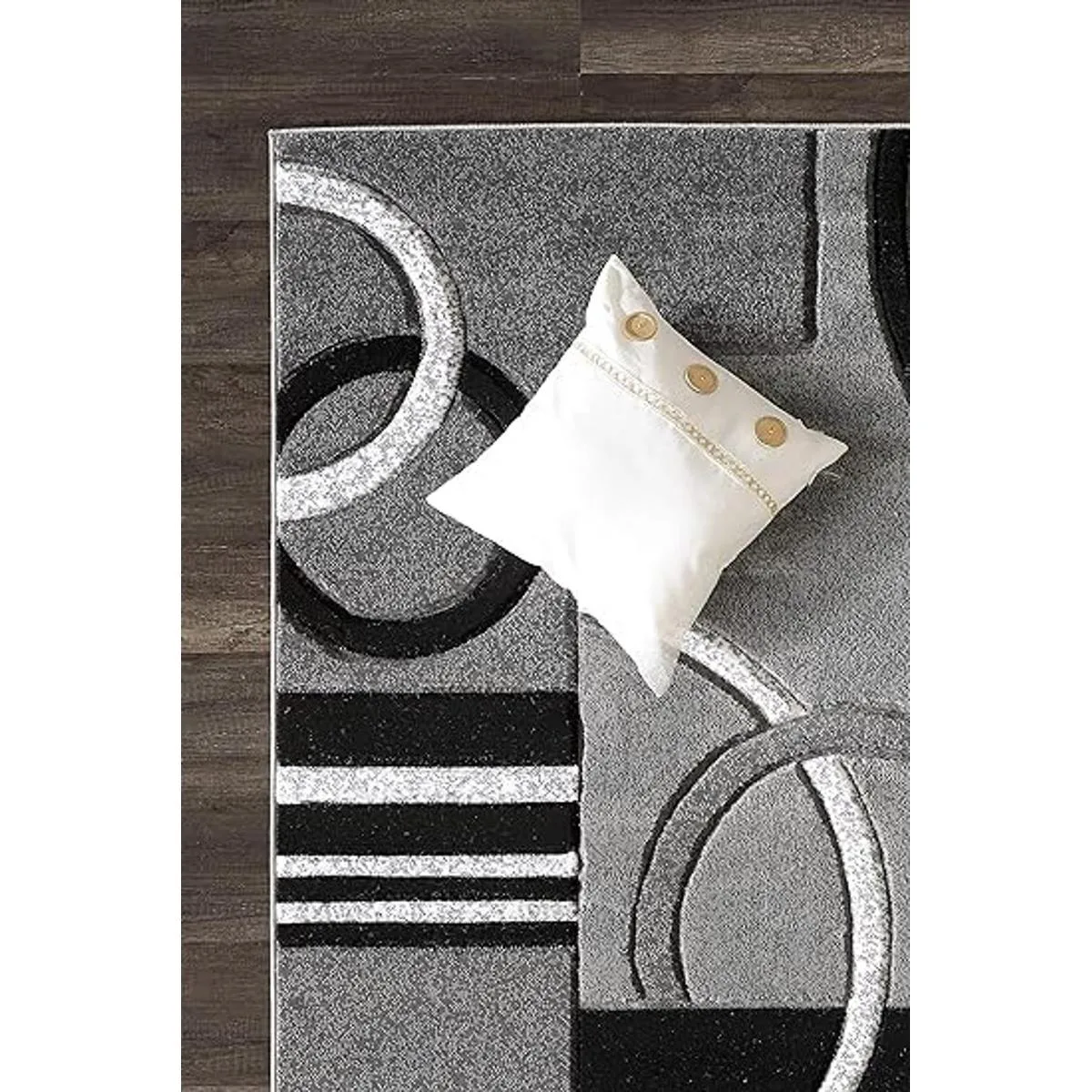 Glory Rugs Alfombra moderna suave tallada a mano_3