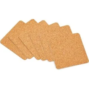 Parte trasera de corcho autoadhesiva cuadrada para_5