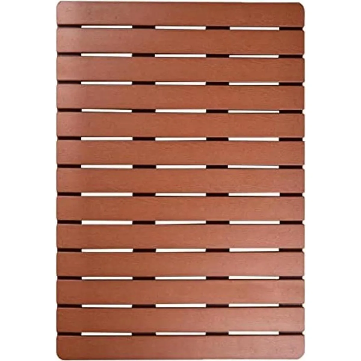 Alfombrilla de baño grande de alta calidad hecha de madera_1