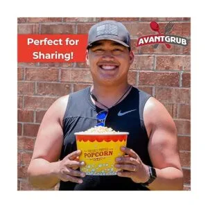 Paquete de 25 cubos de palomitas de maíz retro a prueba de_7