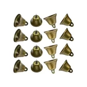 Maydahui 35 cascabeles de bronce vintage 1.7 x 1.5_1