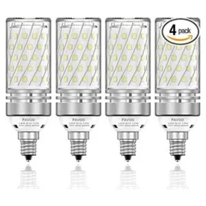PAVOO Bombillas LED E12 bombillas LED de candelabro de 12_1