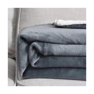 NANPIPER Manta de franela reversible manta de sherpa_5