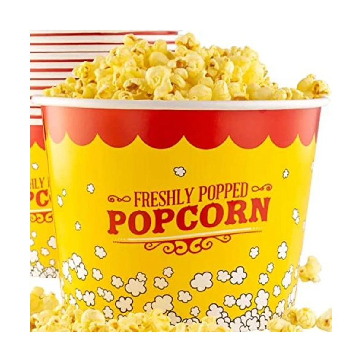 Paquete de 25 cubos de palomitas de maíz retro a prueba de_1