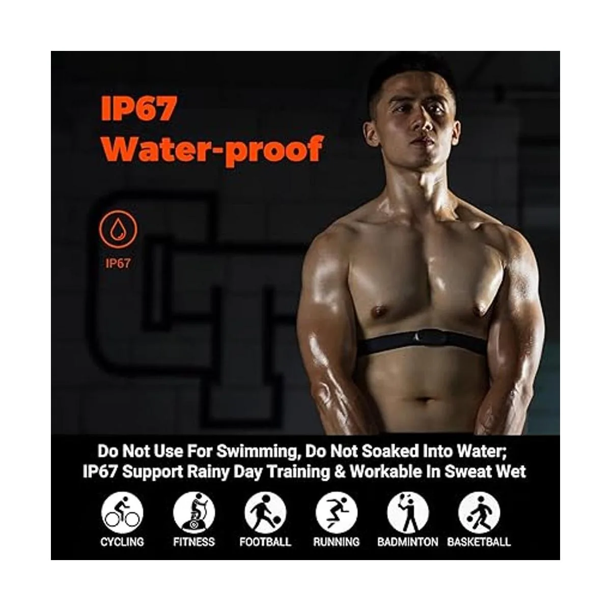 COOSPO H6 Correa de pecho para monitor de frecuencia_4