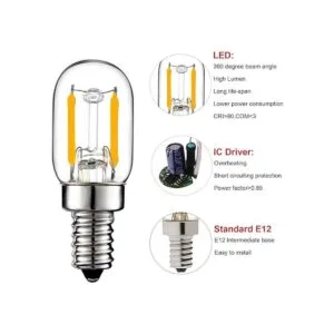 LiteHistory Bombillas nocturnas E12 de 15 W de 150 lm de_4