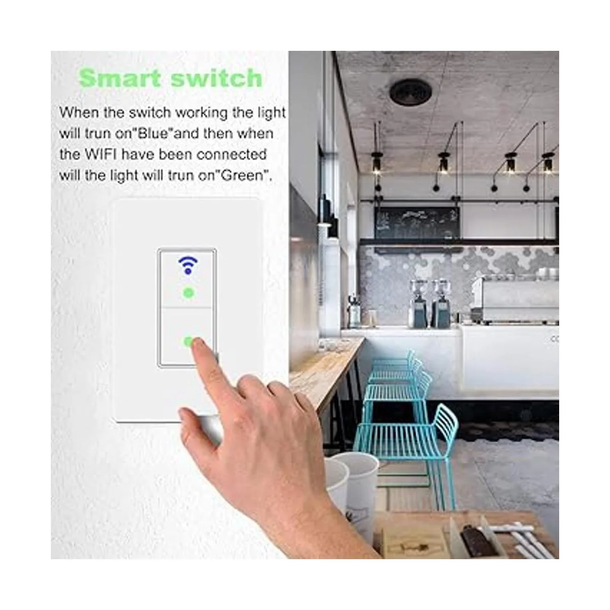 Interruptor de luz inteligente botón de doble interruptor_7