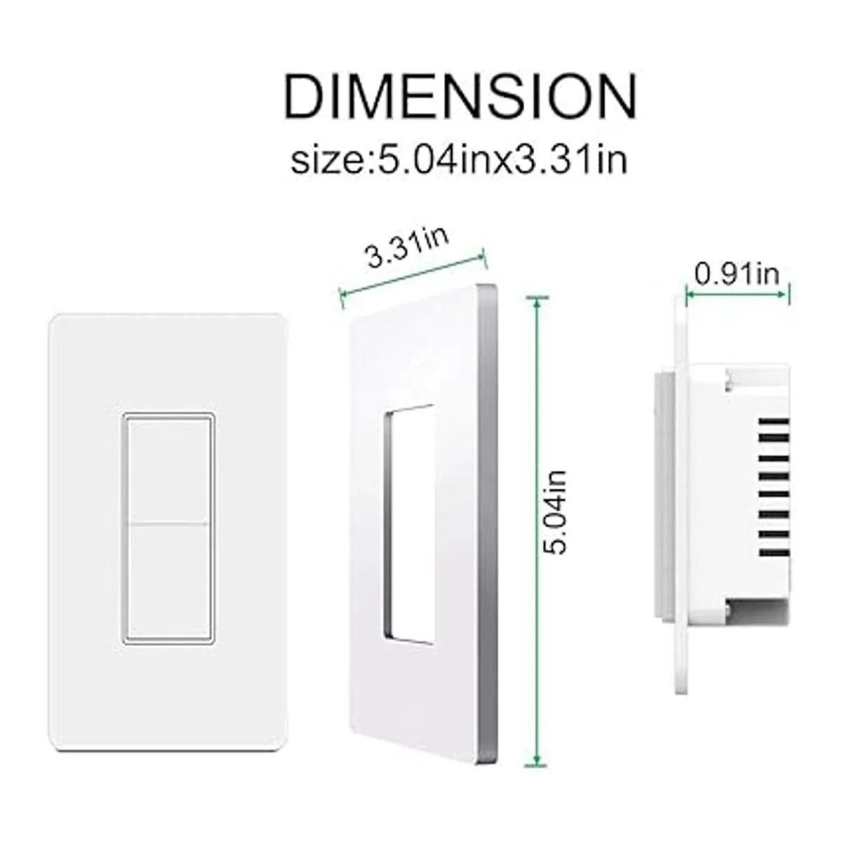 Interruptor de luz inteligente botón de doble interruptor_2