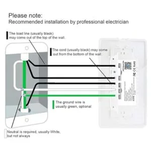 Interruptor de luz inteligente botón de doble interruptor_3