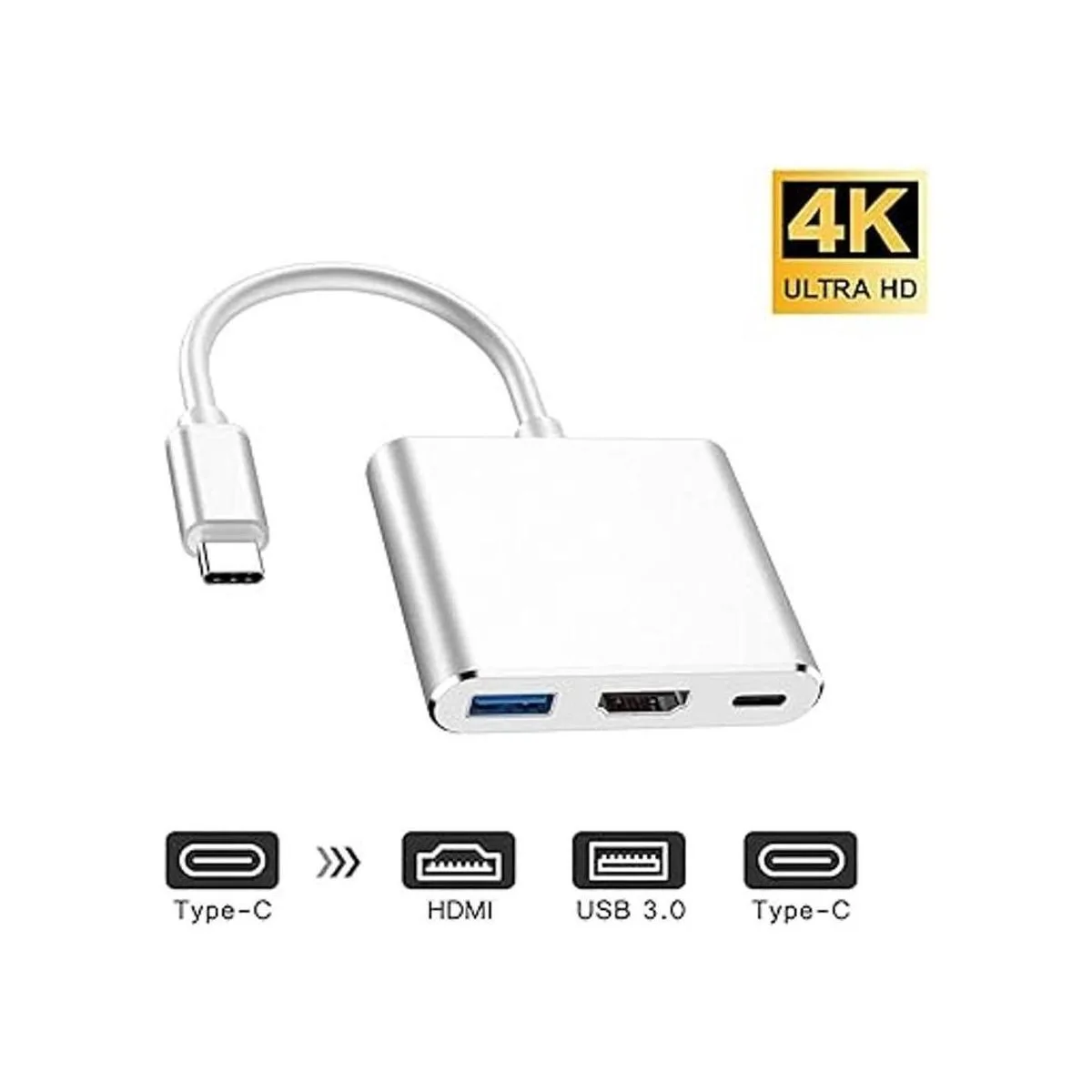 Adaptador USBC a HDMI compatible con 4K 30 Hz Cable_2