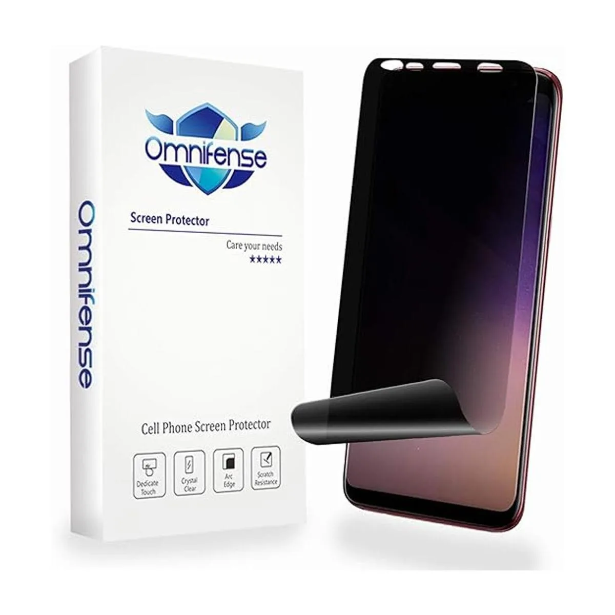 Protector de pantalla para Galaxy S8 2 vías anti espía_1