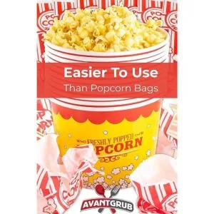 Paquete de 25 cubos de palomitas de maíz retro a prueba de_6