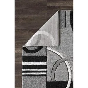 Glory Rugs Alfombra moderna suave tallada a mano_4