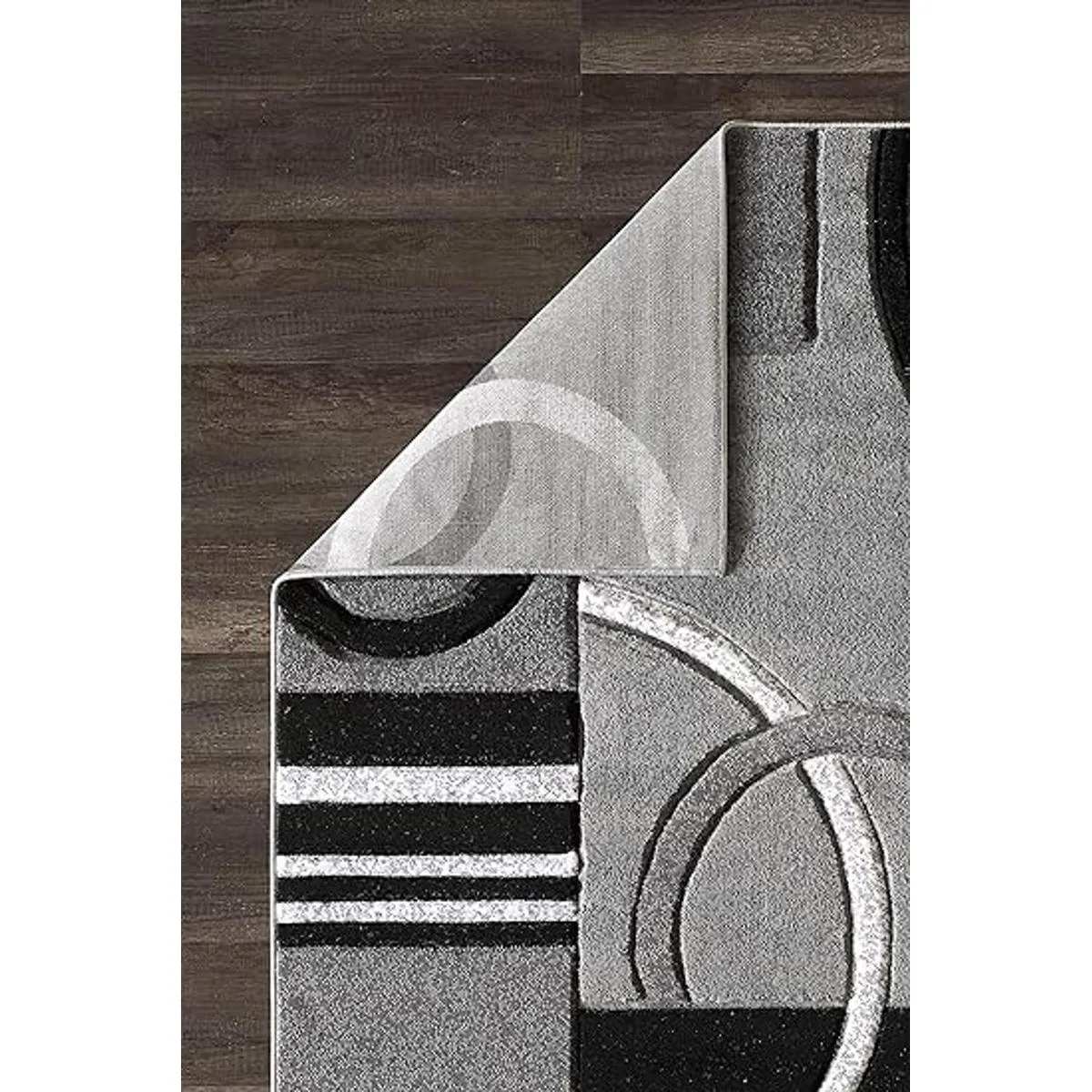 Glory Rugs Alfombra moderna suave tallada a mano_4